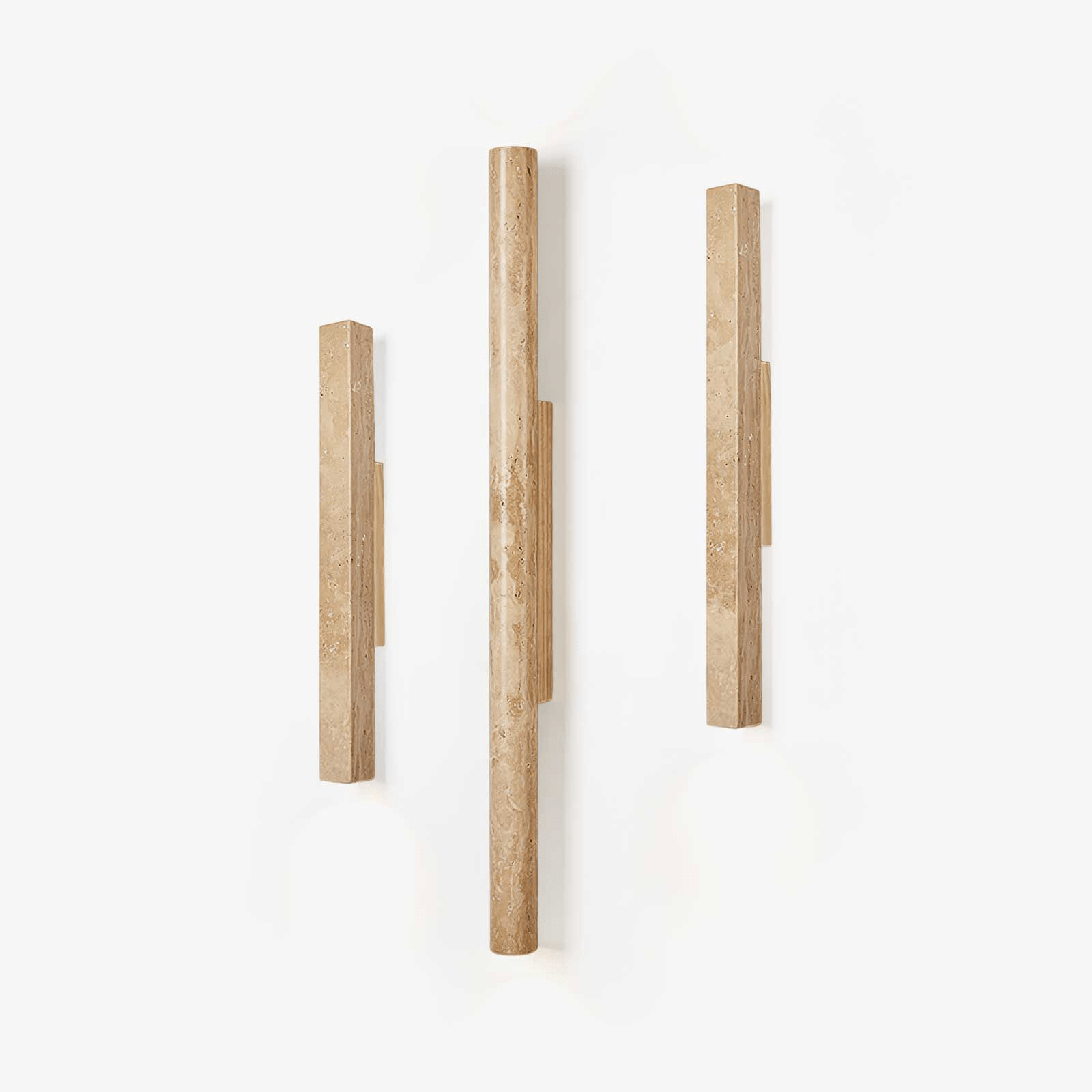 Cathais Minimalist Travertine Wall Light - Neutralighting