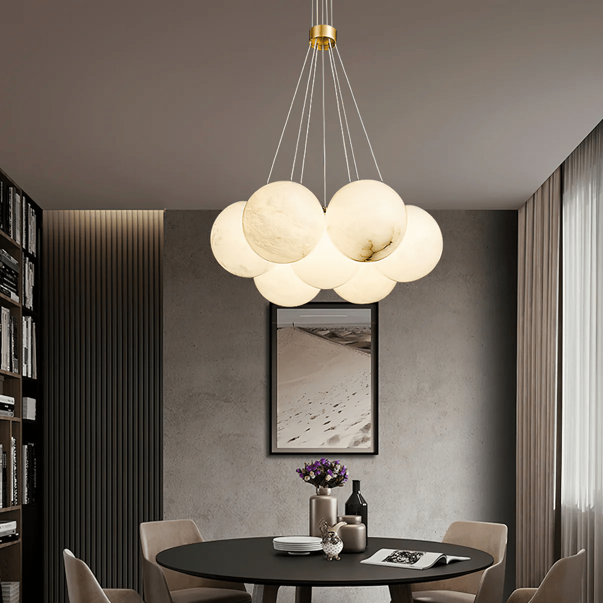 Zovenila Alabaster Chandelier - Neutralighting