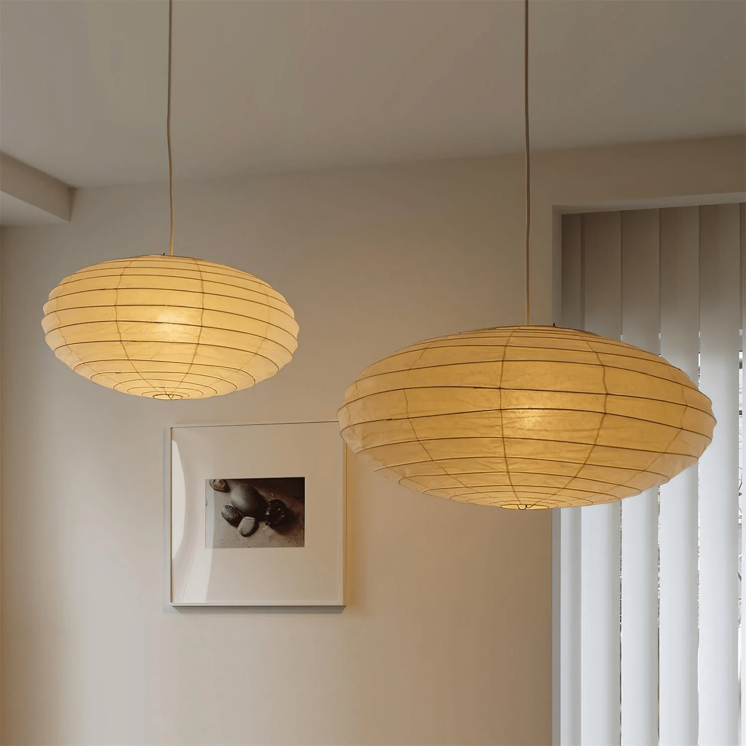 Lumaem Papier Traditionelle Pendelleuchte-Letslighting