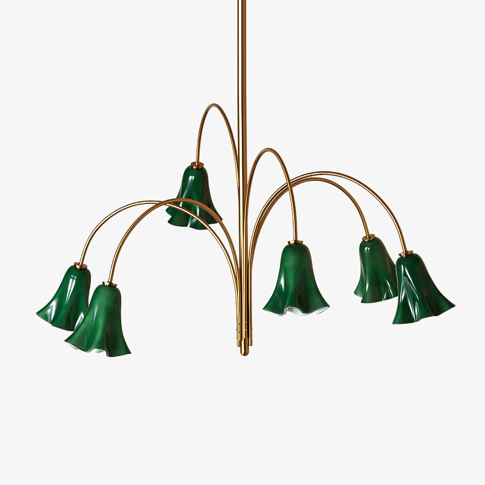 Emerald Kronleuchter mit Glockenglasanhänger-Letslighting
