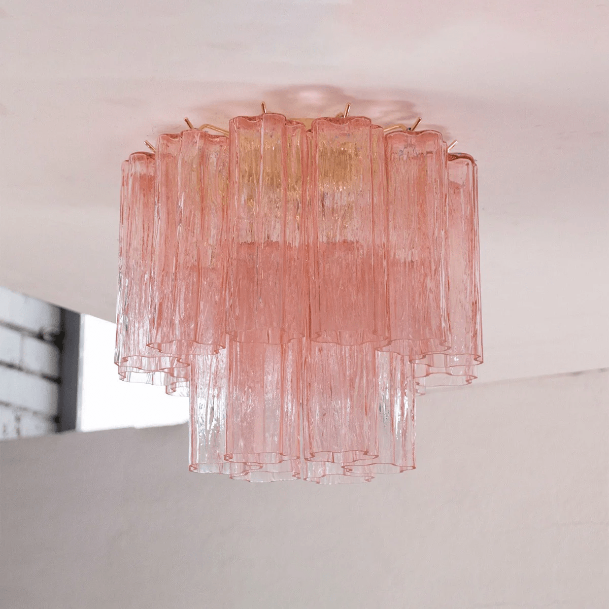 Aurora Ceiling Lamp Pink Waterfall Style - Letslighting