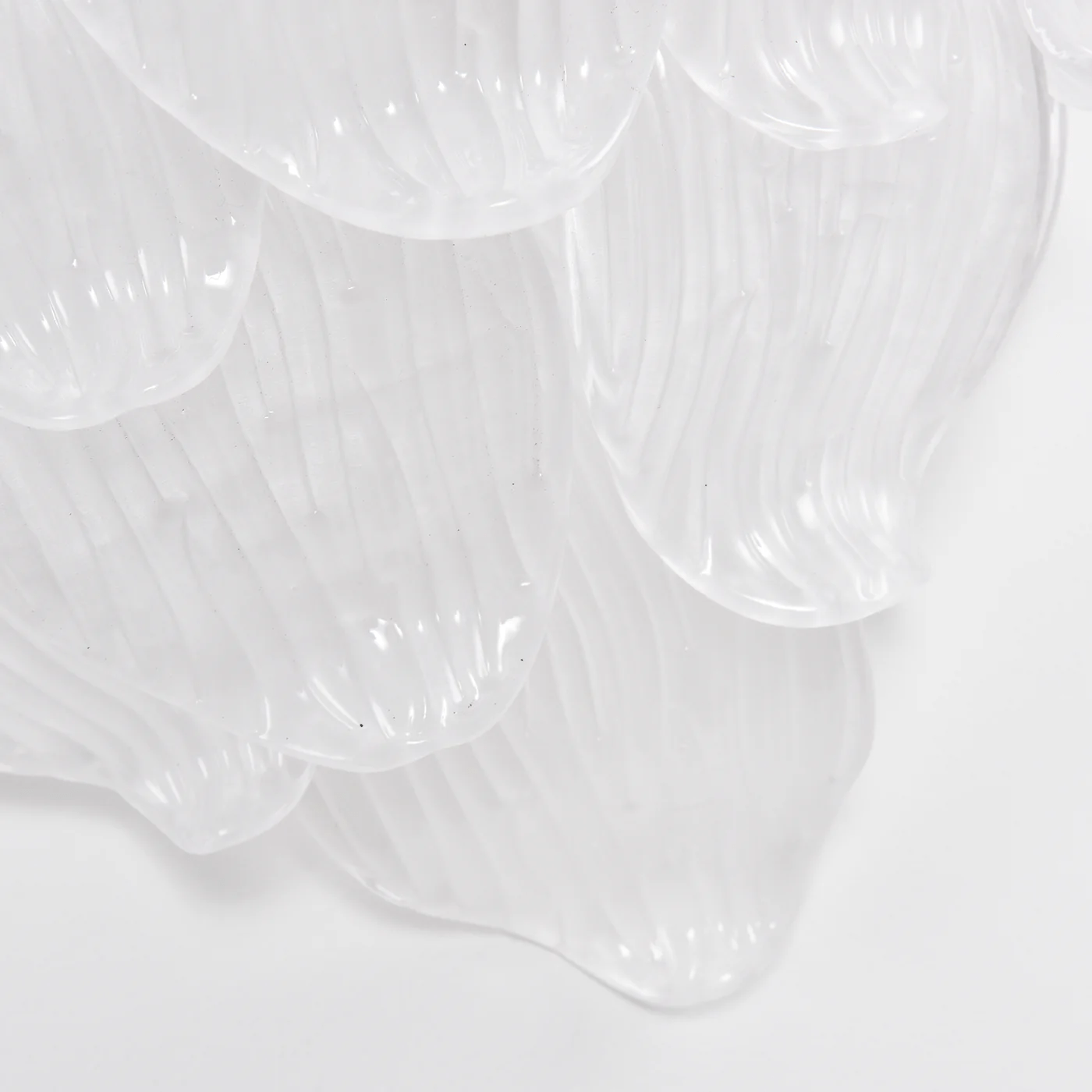 Aurora Wall Lamp Murano Glass Petal Frosted Cascading - Neutralighting