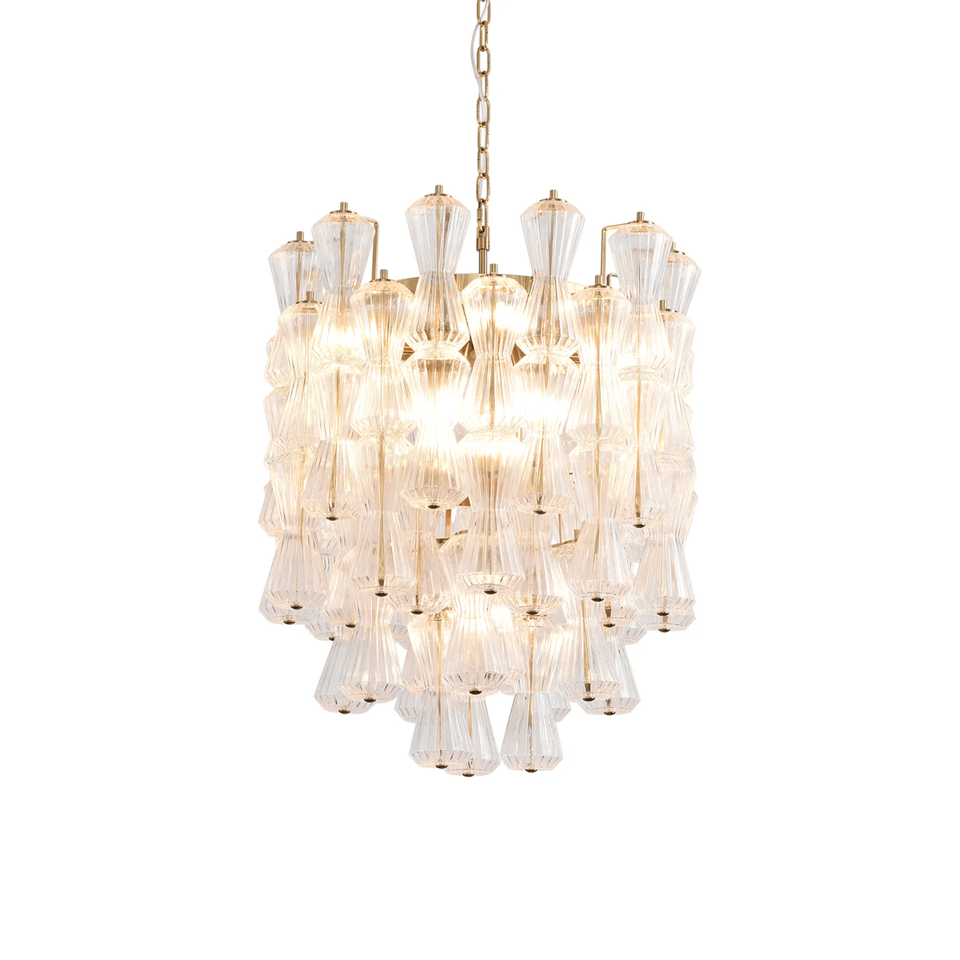 Aurora Chandelier Murano Glass Floral Cascade - Neutralighting
