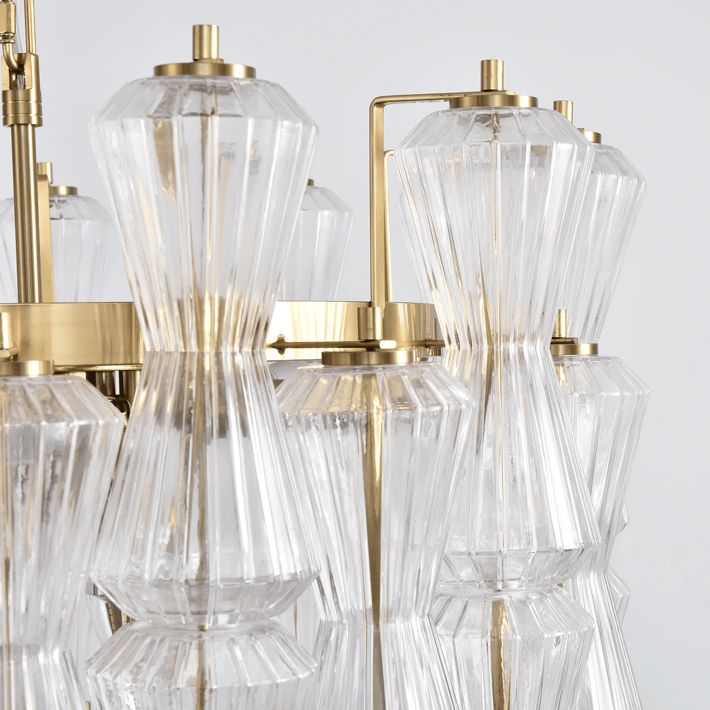 Aurora Chandelier Murano Glass Floral Cascade - Neutralighting