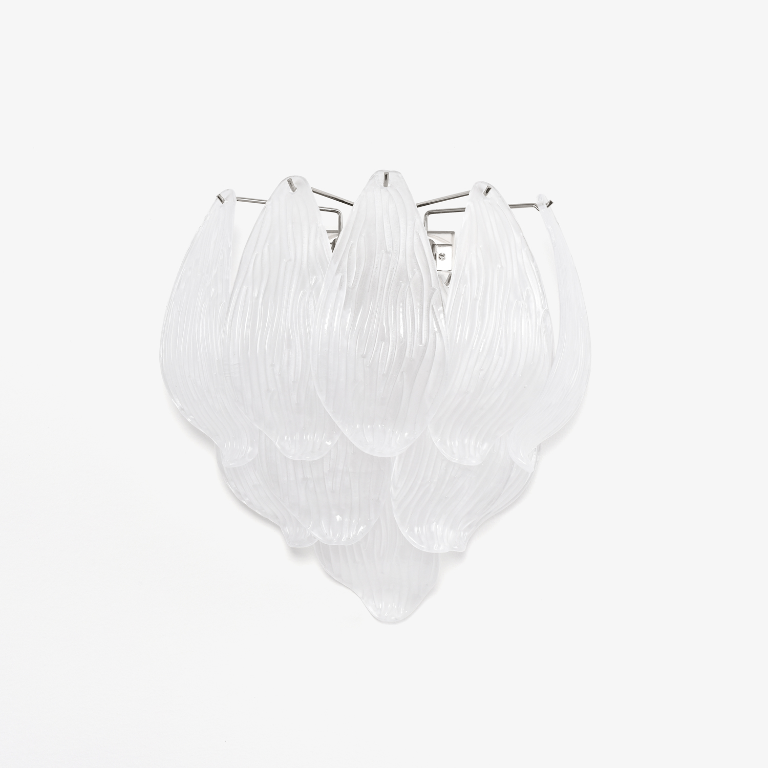 Aurora Wall Lamp Murano Glass Petal Frosted Cascading - Neutralighting