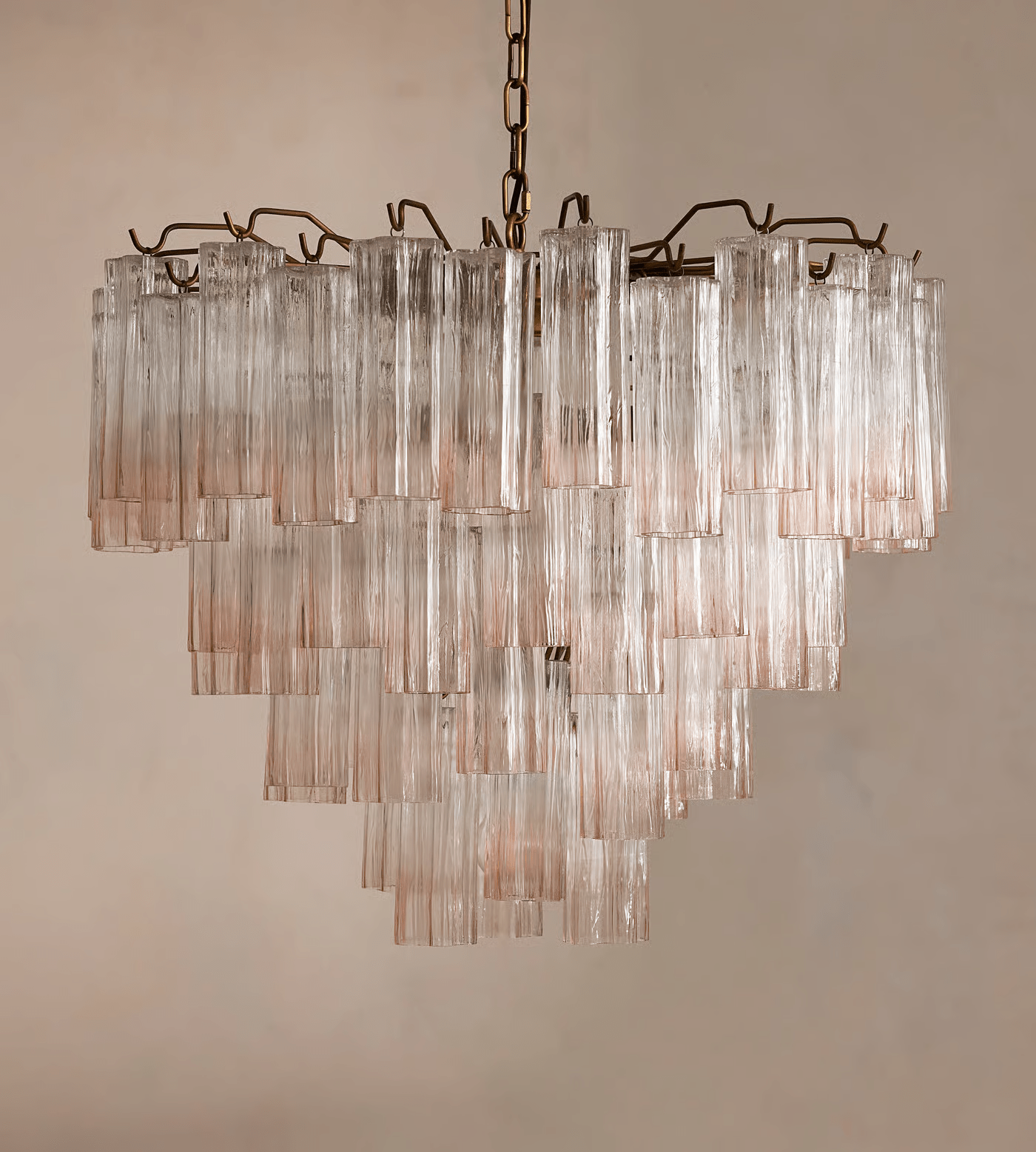 Aurora Chandelier Murano Glass Tiered Green - Neutralighting