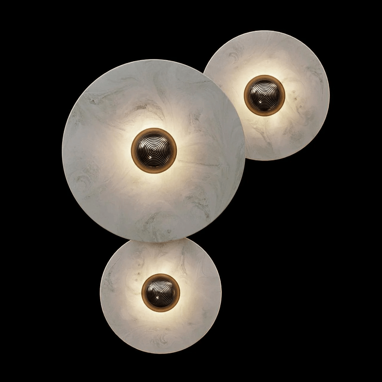Selene Minimalist Alabaster Ceiling Light - Blowlighting