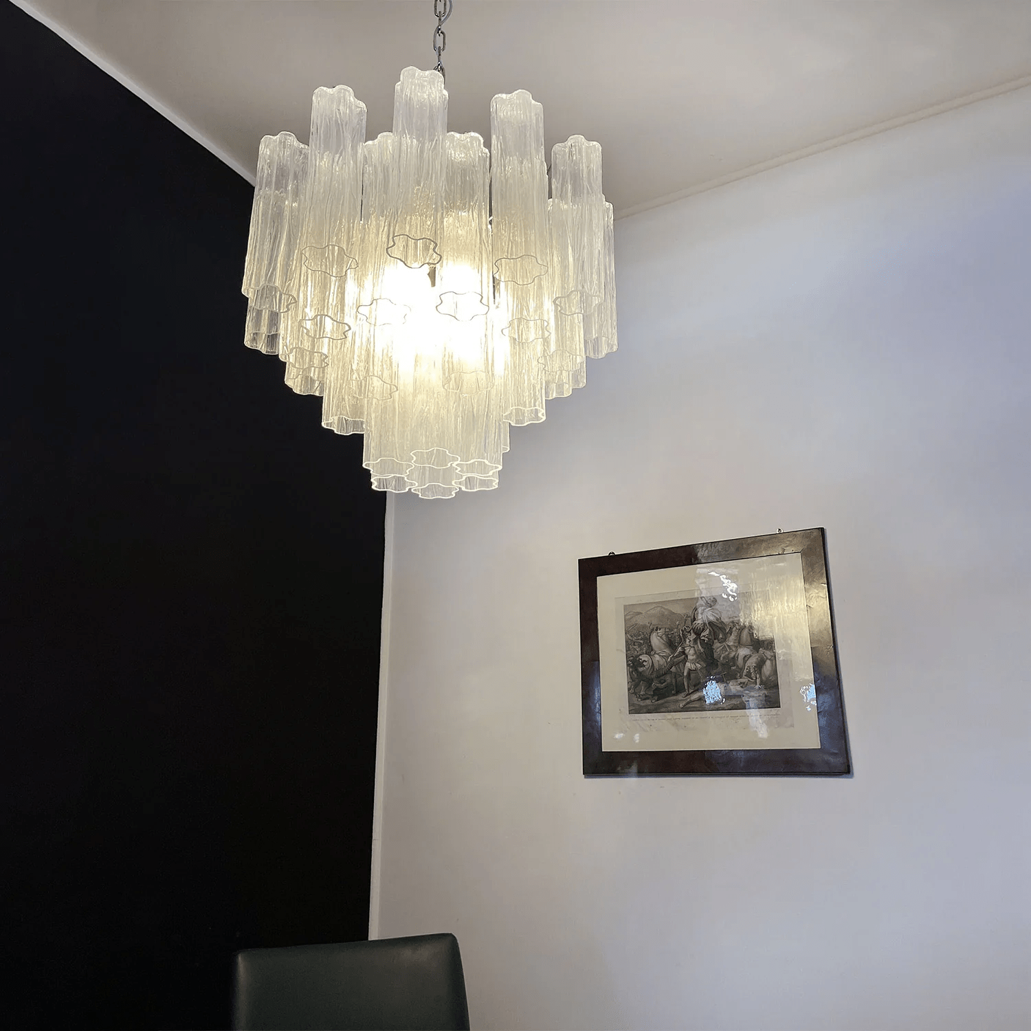 Aurora Chandelier Murano Glass Tiered - Neutralighting