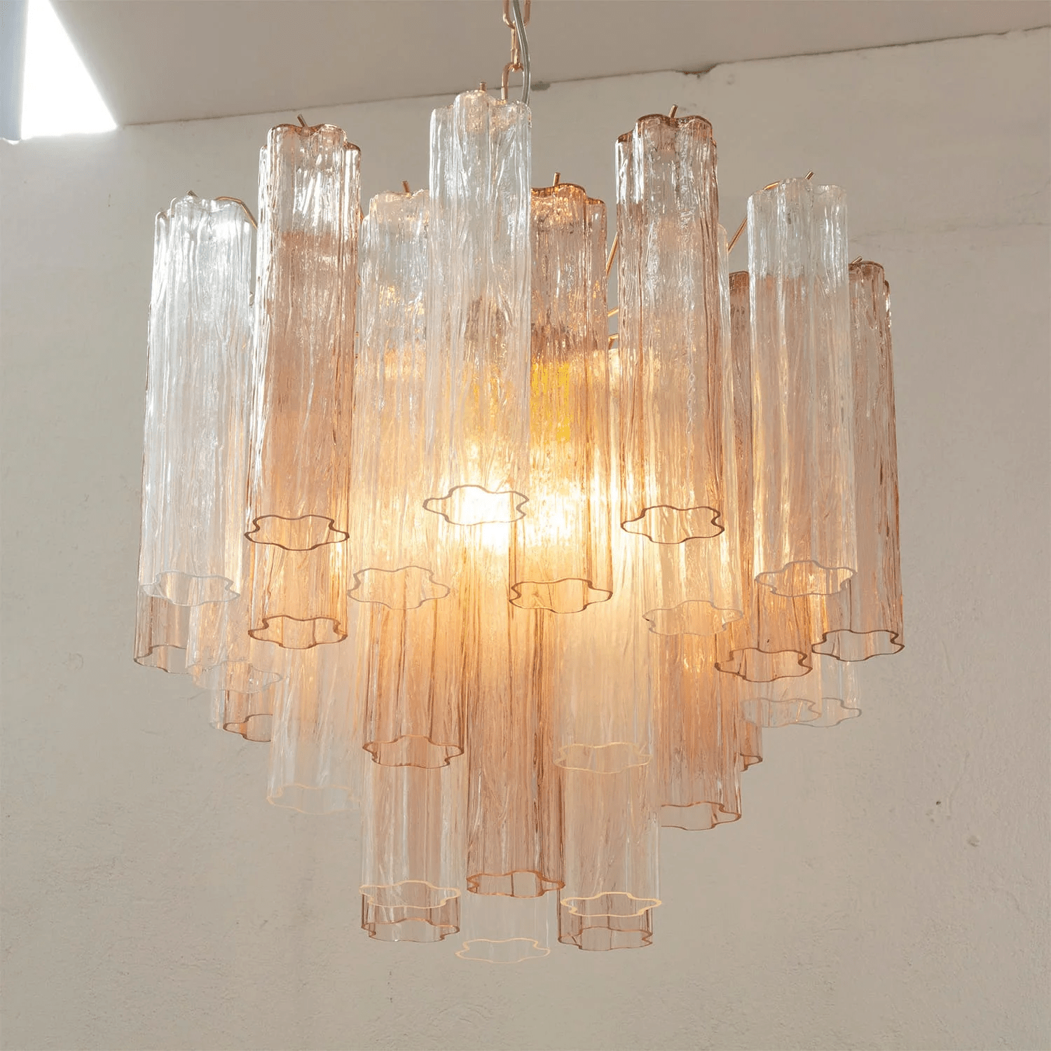 Aurora Chandelier Murano Glass Tiered - Neutralighting