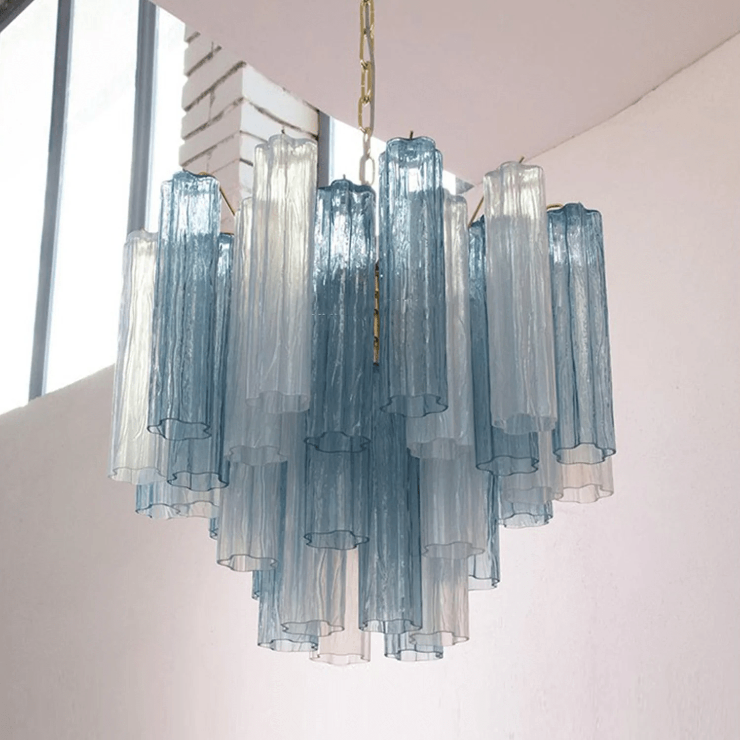 Aurora Chandelier Murano Glass Tiered - Neutralighting