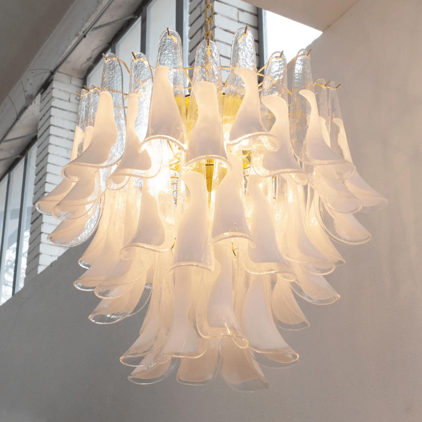 Aurora Chandelier Murano Glass Tiered Italian - Neutralighting