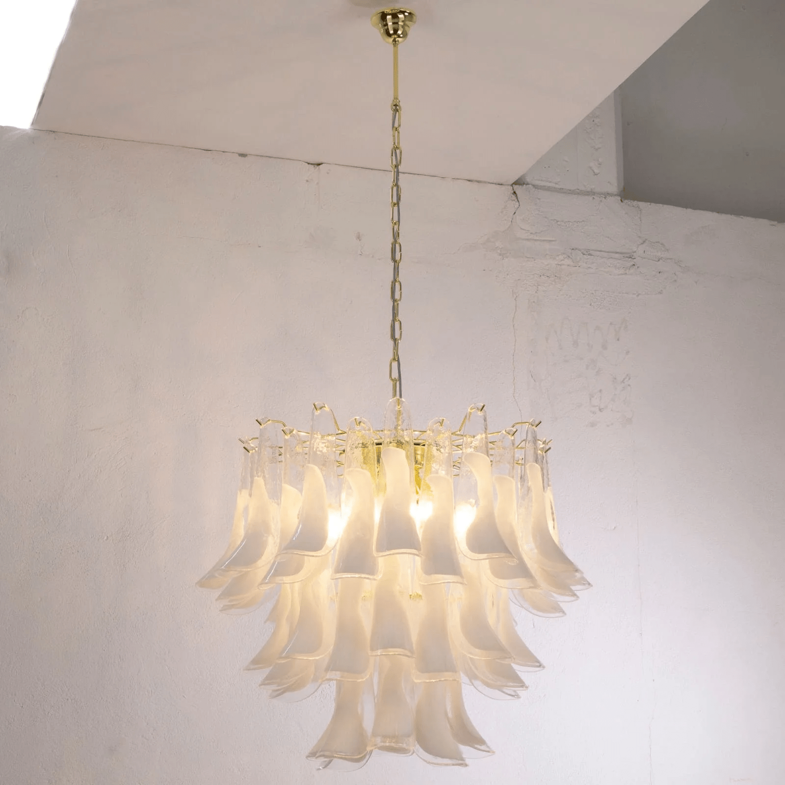 Aurora Chandelier Murano Glass Tiered Italian - Neutralighting