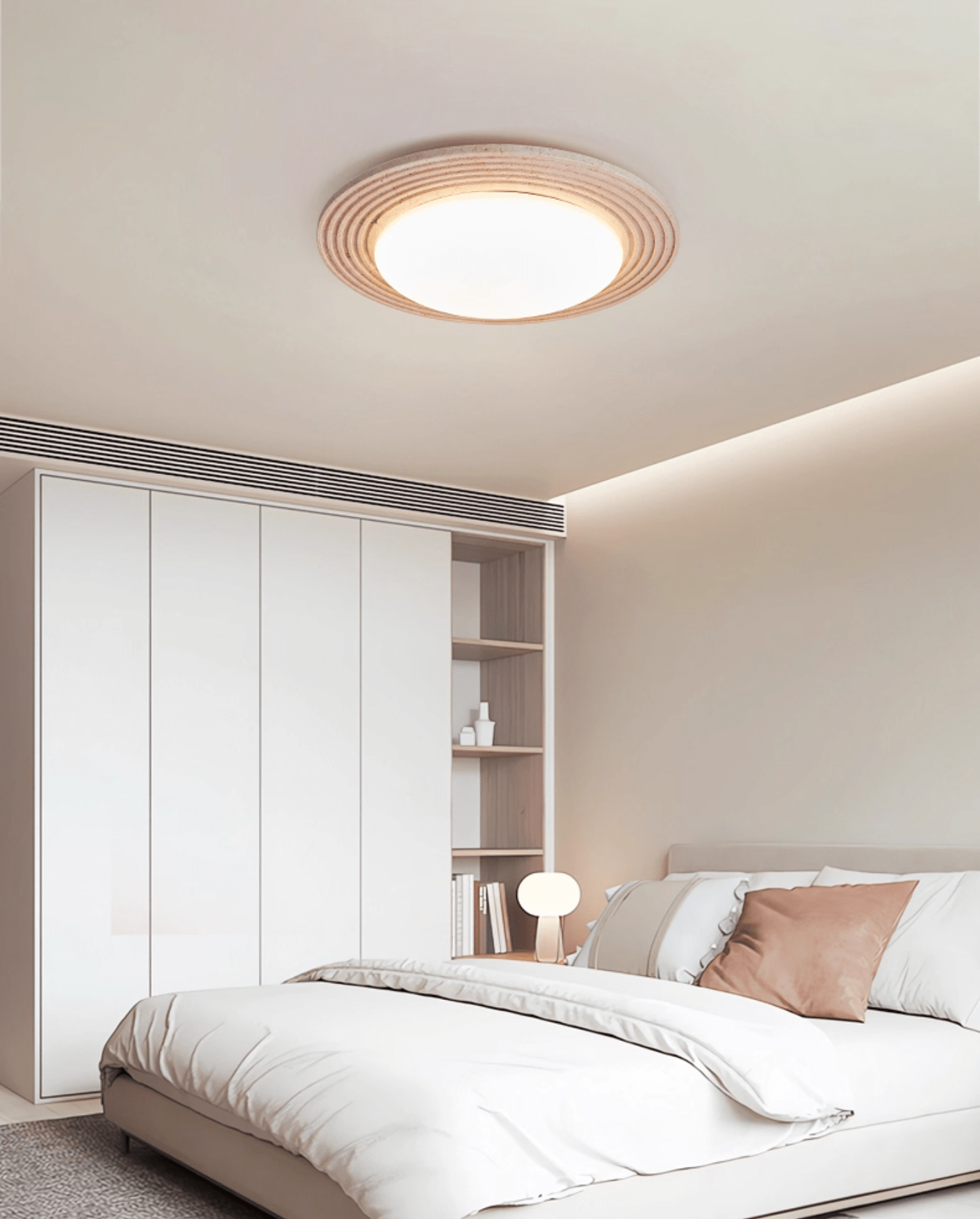 Orinir Minimalist Travertine Ceiling Light - Neutralighting