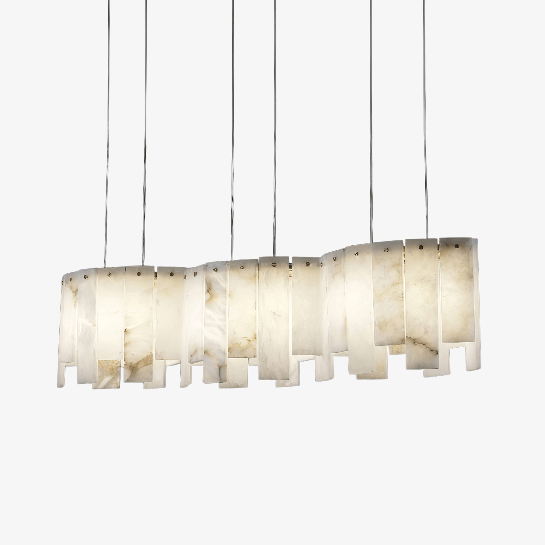 Cavelan Cluster Alabaster Pendant Light - Neutralighting
