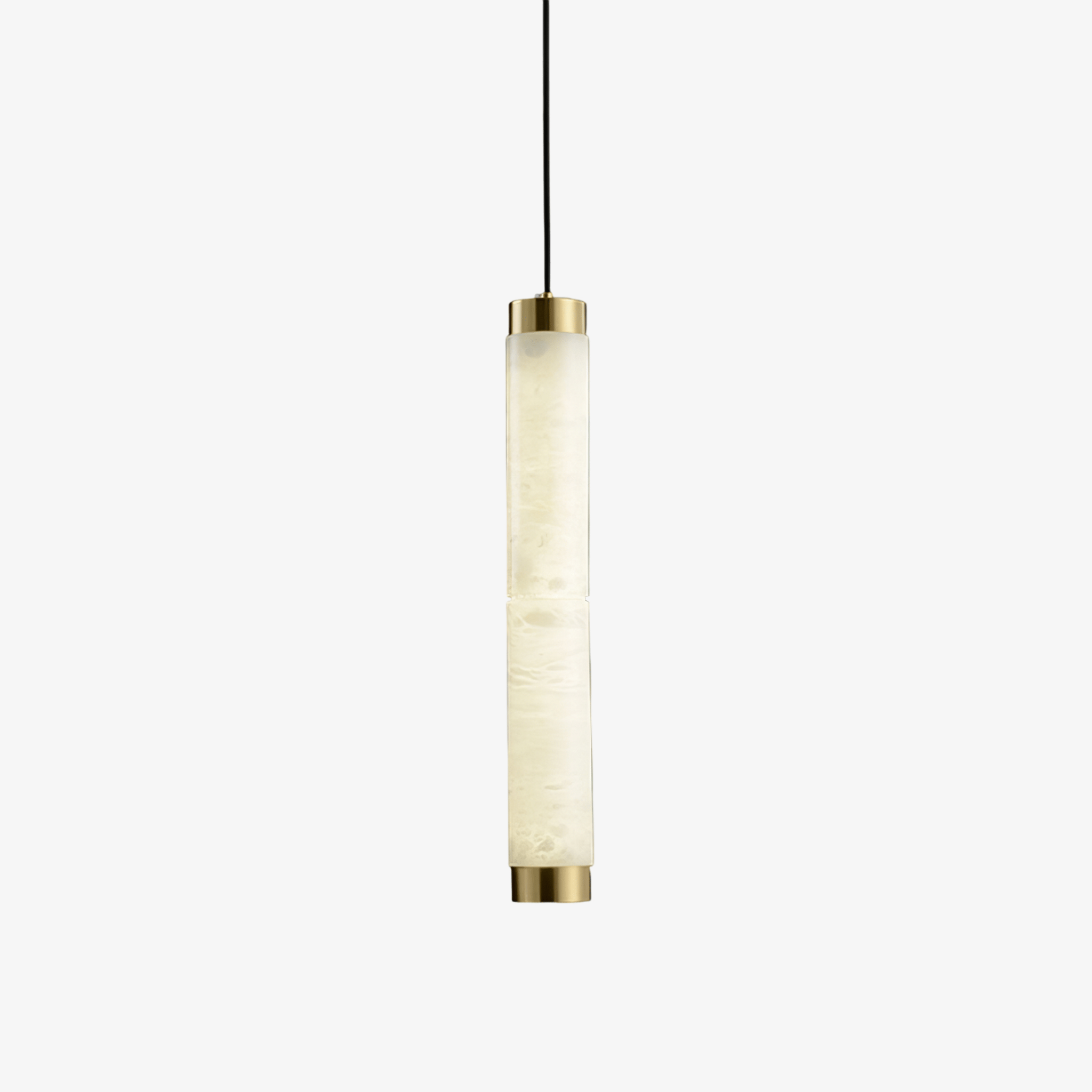 Lira Cylindrical Alabaster Pendant Light - Neutralighting