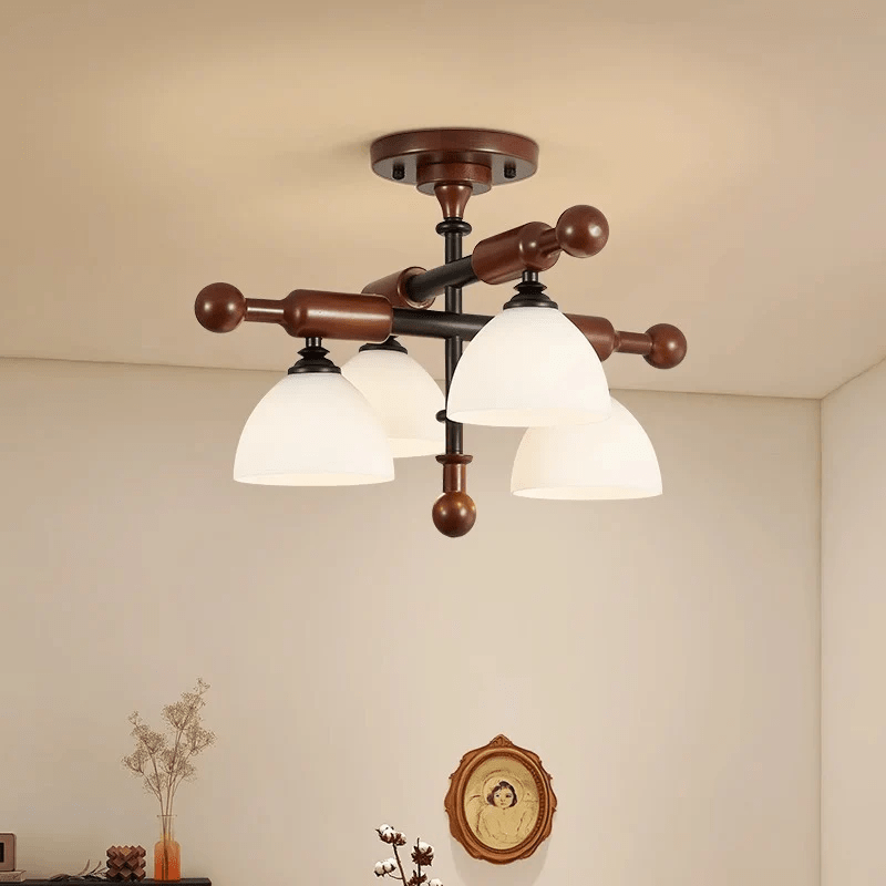 Rusticana Crossbeam Holz Deckenleuchte-Letslighting