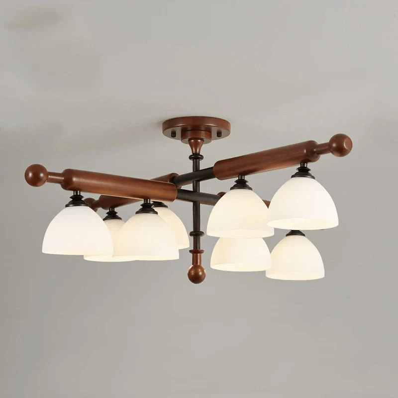 Rusticana Crossbeam Holz Deckenleuchte-Letslighting