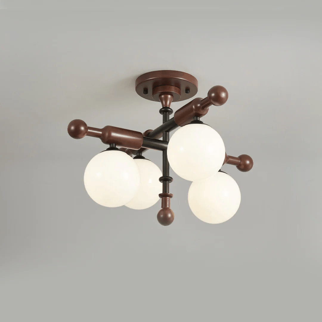Rusticana Crossbeam Holz Deckenleuchte-Letslighting