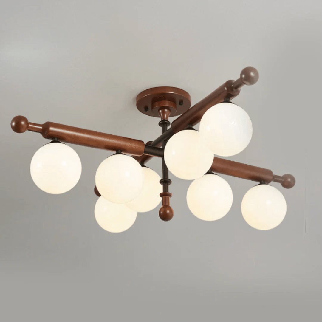 Rusticana Crossbeam Holz Deckenleuchte-Letslighting