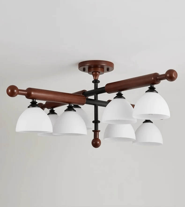 Rusticana Crossbeam Holz Deckenleuchte-Letslighting