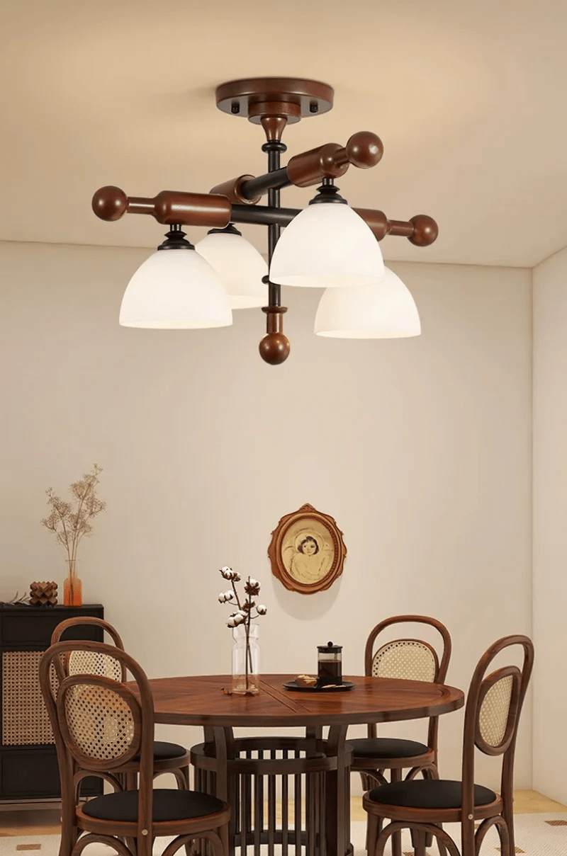 Rusticana Crossbeam Holz Deckenleuchte-Letslighting