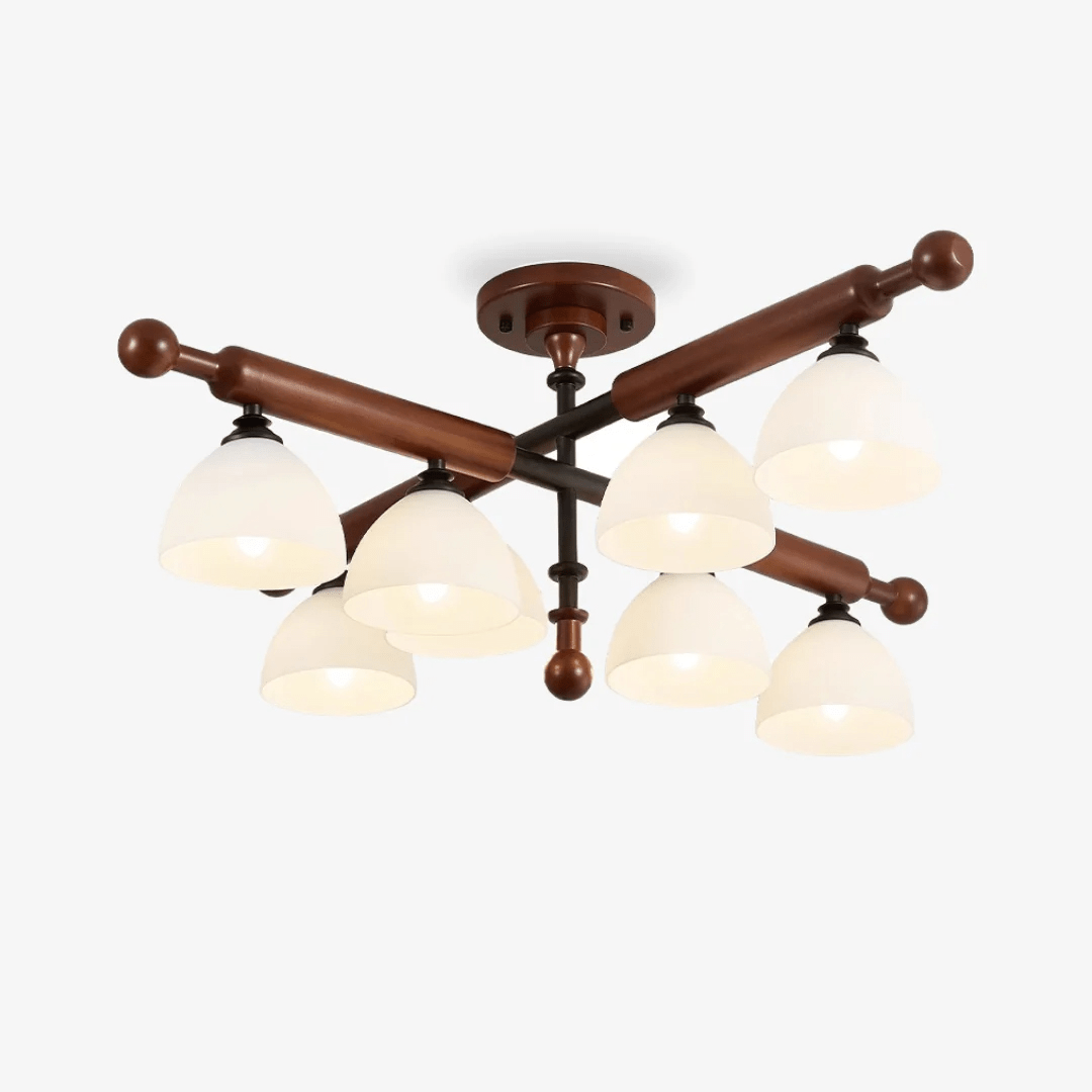 Rusticana Crossbeam Holz Deckenleuchte-Letslighting