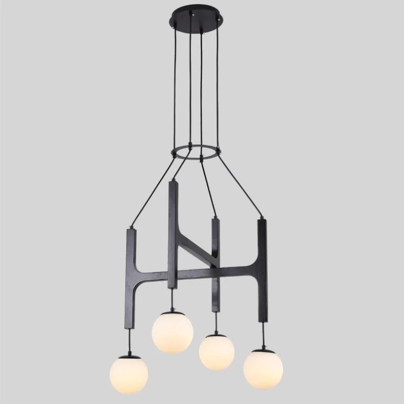 Xylocube Geometrische Pendelleuchte aus Holzkugel-Letslighting