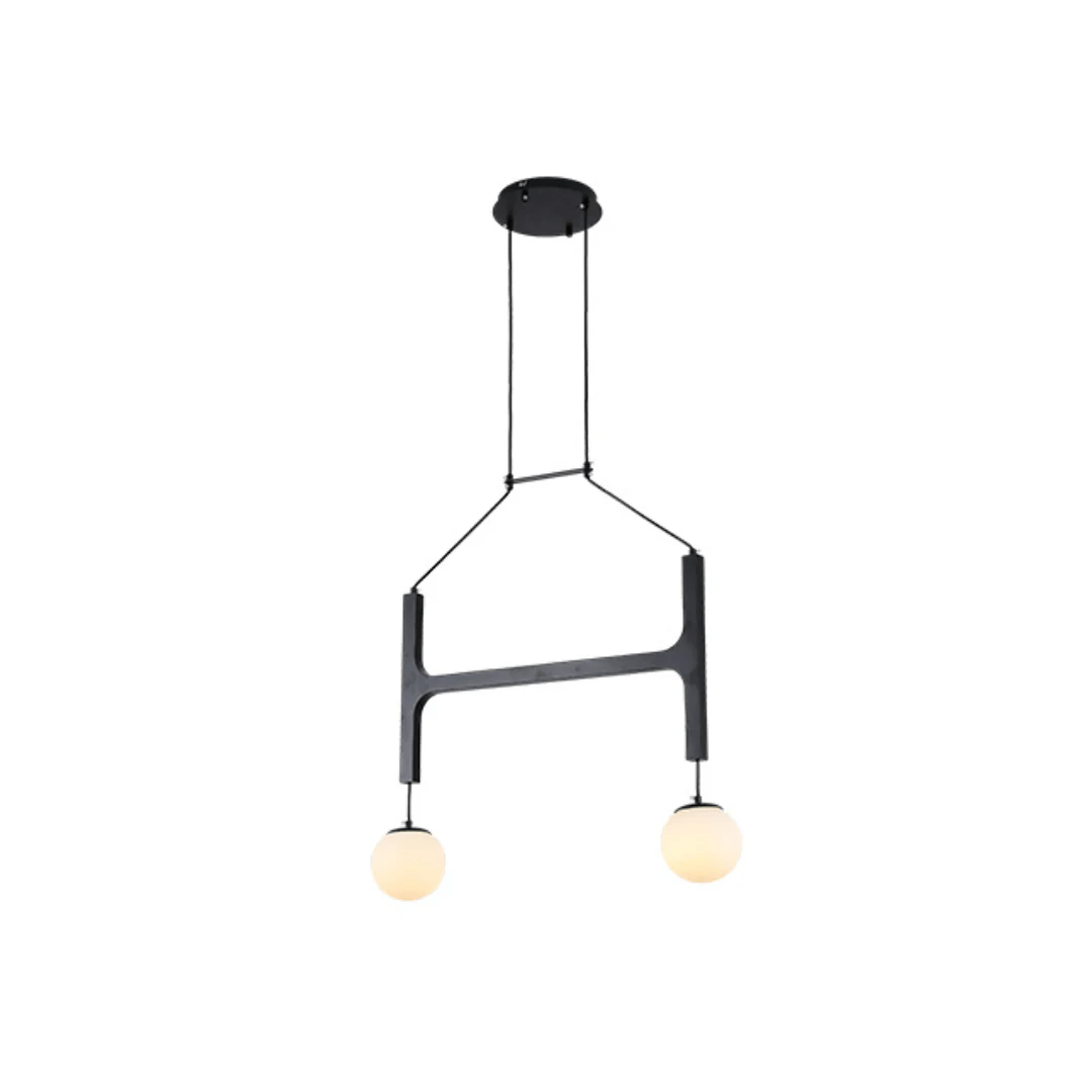 Xylocube Geometrische Pendelleuchte aus Holzkugel-Letslighting