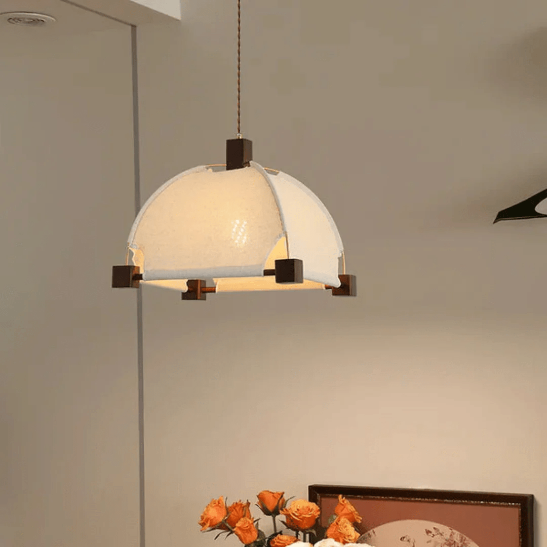 Phoebe Vintage Pendelleuchte aus Holz-Letslighting