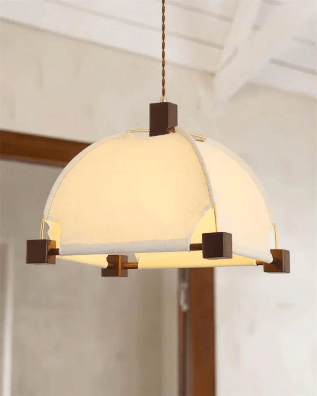 Phoebe Vintage Pendelleuchte aus Holz-Letslighting