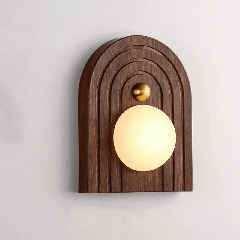 Orlin Alabaster Wood Wall Sconce - Neutralighting