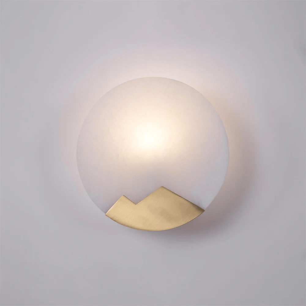 Nova Mountain Shaped Alabaster Wall Light - Neutralighting