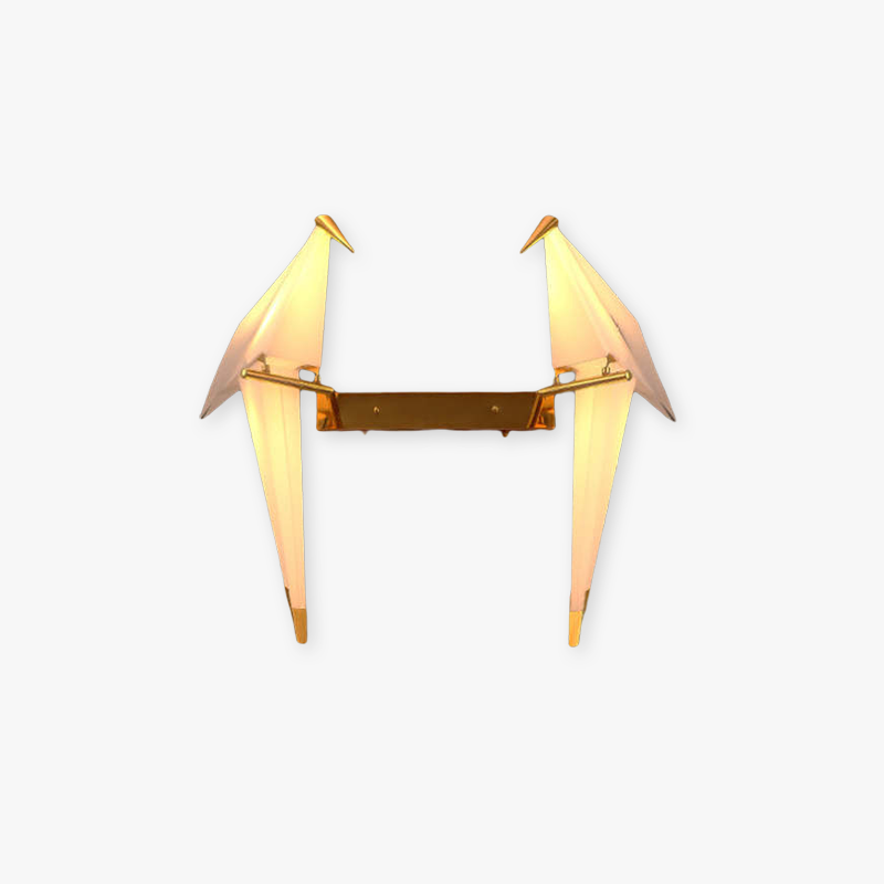 Arisha Design Vogel LED Innenwandleuchte Metall Wohn/Schlafzimmer