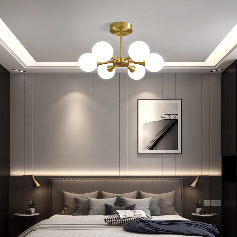 Valentina Modern LED Deckenleuchte Glas Schlafzimmer Esszimmer