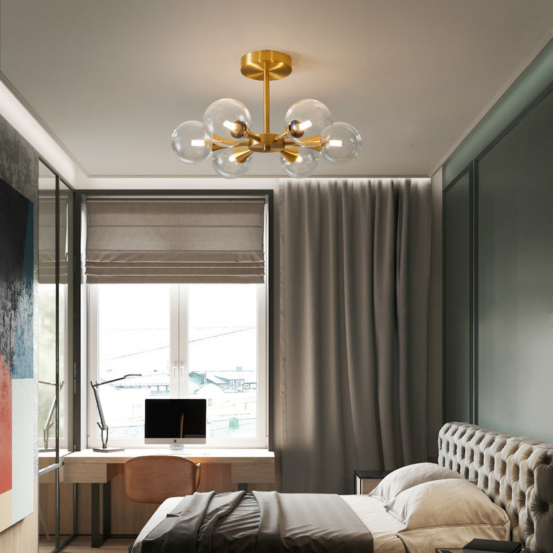 Valentina Modern LED Deckenleuchte Glas Schlafzimmer Esszimmer