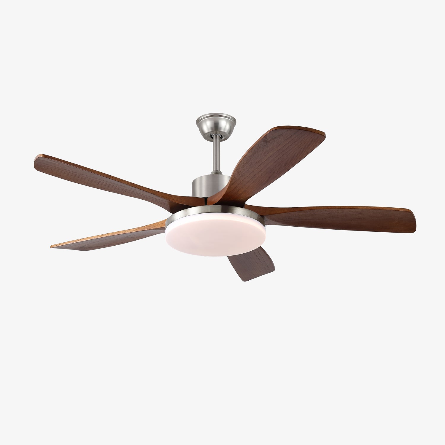 Orvian Deckenventilatorleuchte an einer Decke installiert