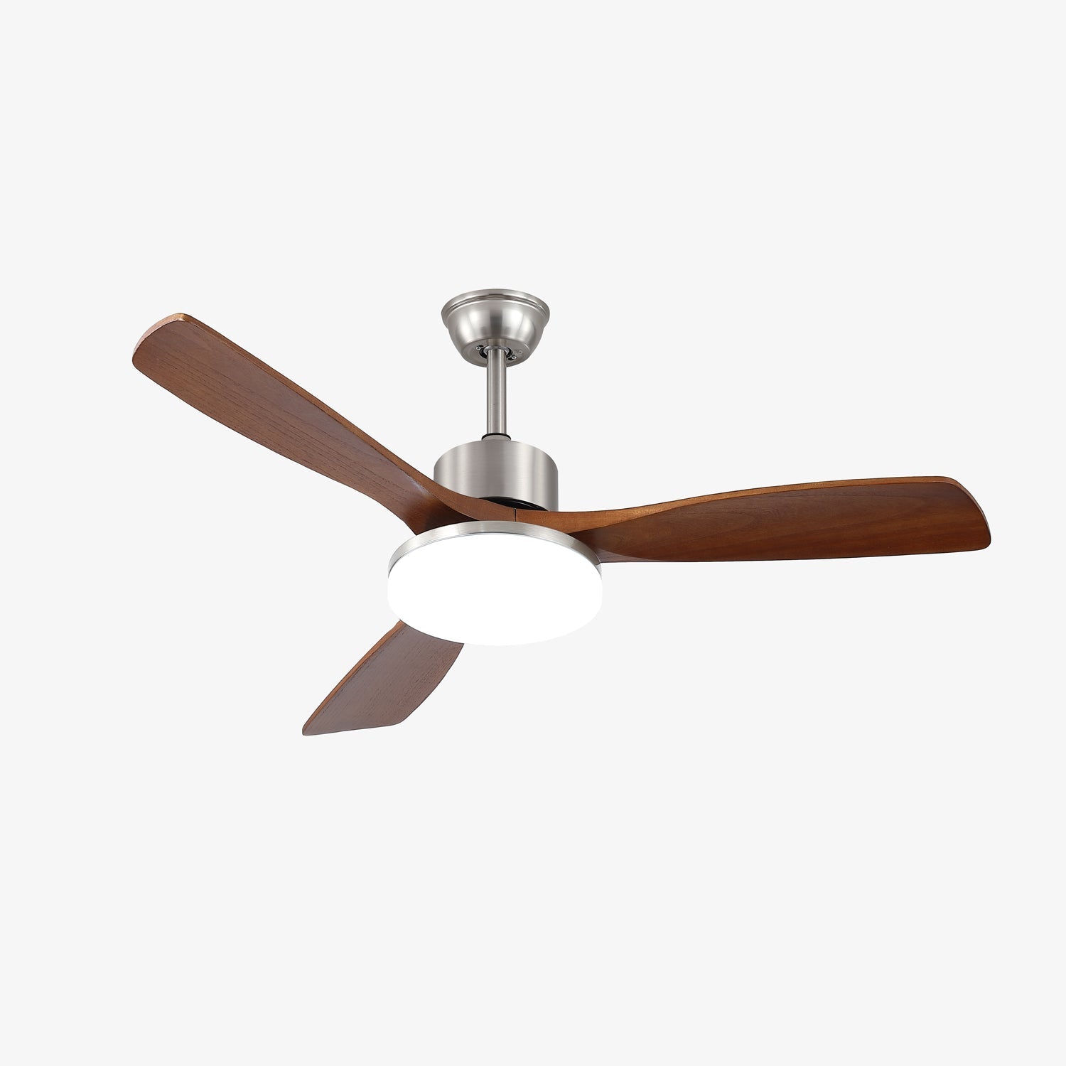 Orvian Moderne Holz Deckenventilatorleuchte