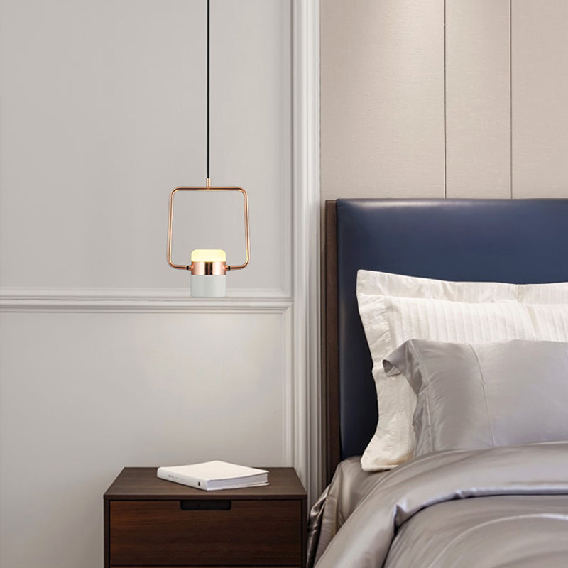 Kristy Modern LED Pendelleuchte Schwarz/Weiß Ess/Wohnzimmer Metall