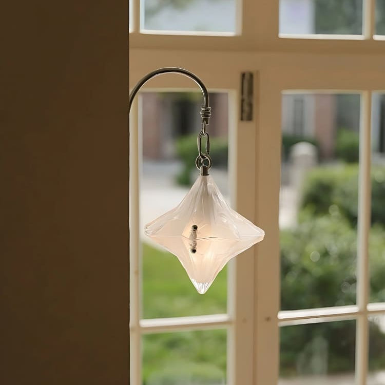 Art Deco Wandleuchte mit klarem Glas und Metallrahmen
