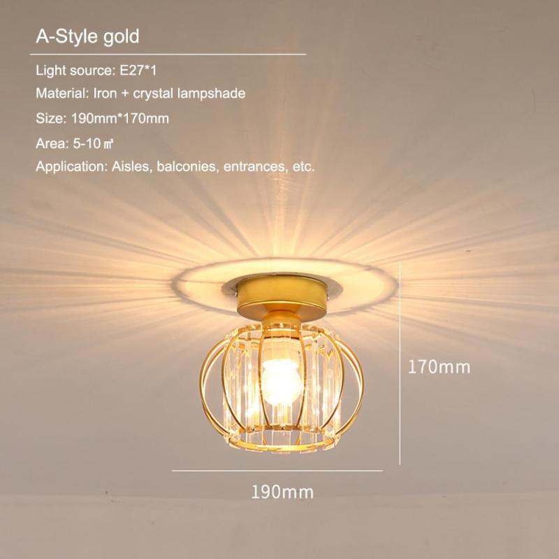 Nordic Minimalistische Deckenlampe Kristall