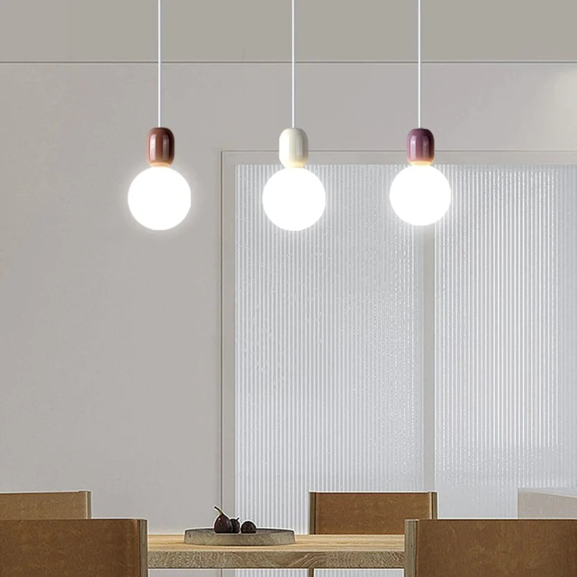 Valentina Modern LED Pendelleuchte Glas Metall Ess Schlaf Wohnzimmer