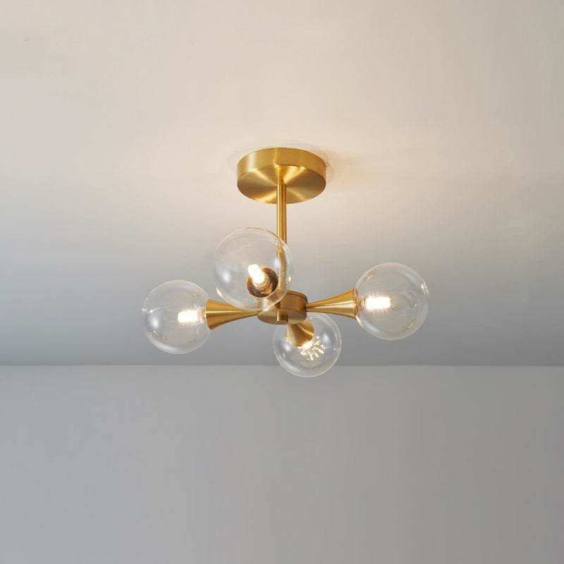 Valentina Modern LED Deckenleuchte Glas Schlafzimmer Esszimmer