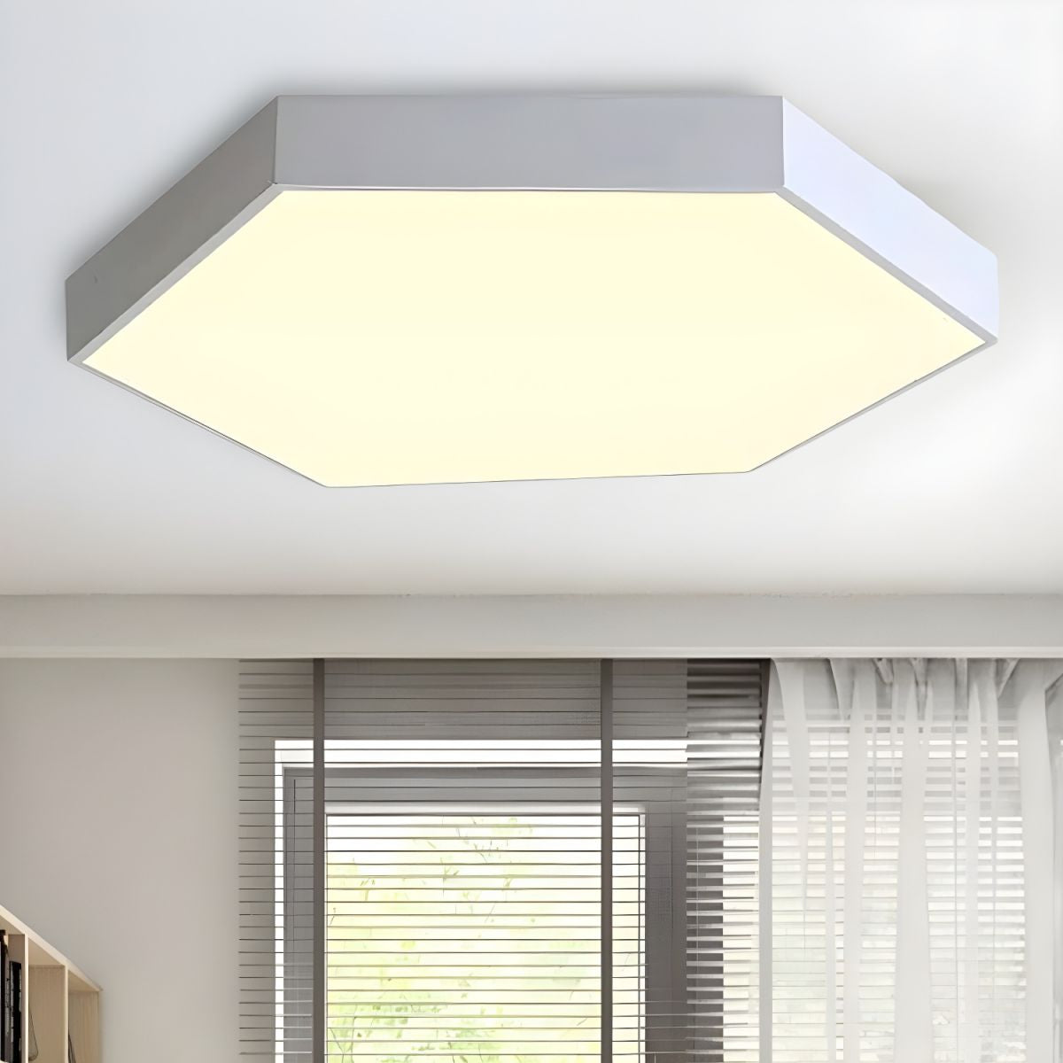Valentina Moderne LED Deckenleuchte Weiß/Schwarz Esszimmer/Wohnzimmer