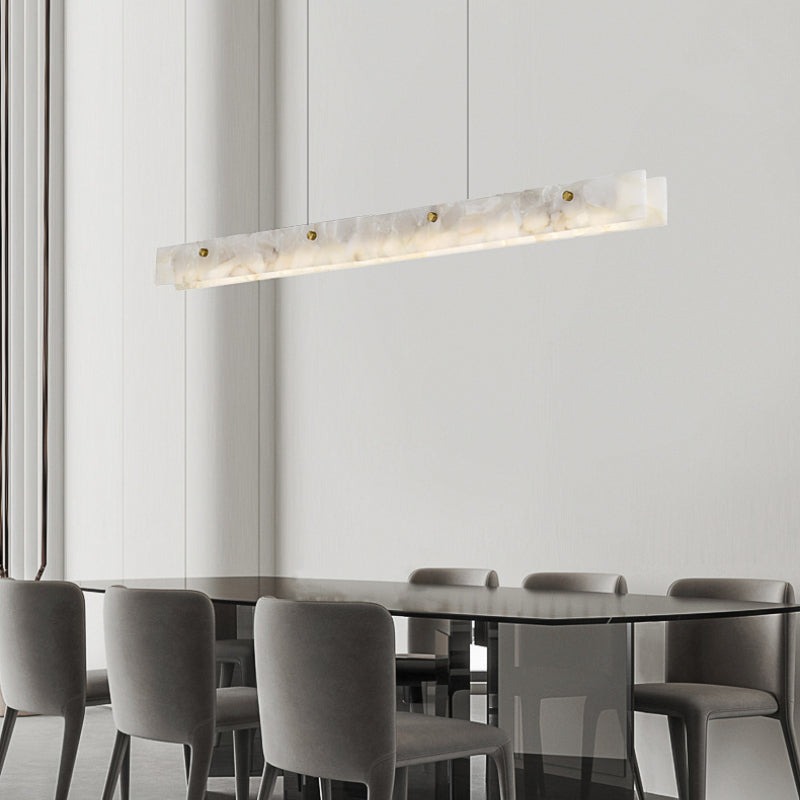 Arisha Modern LED Pendelleuchte Weißer Marmor Esszimmer/Bar