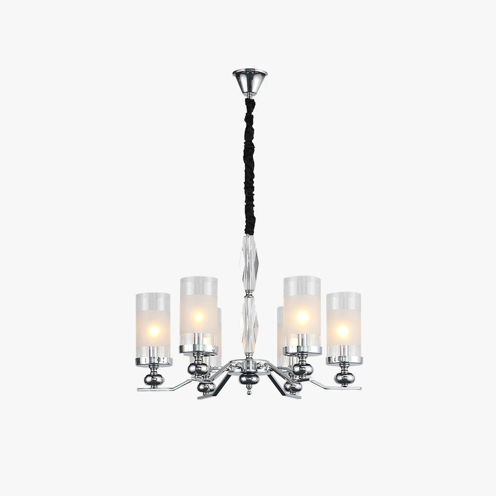 Silva Retro Pendelleuchte, 1/2/6/8/10 Flammig, Metall/Glas, Esszimmer