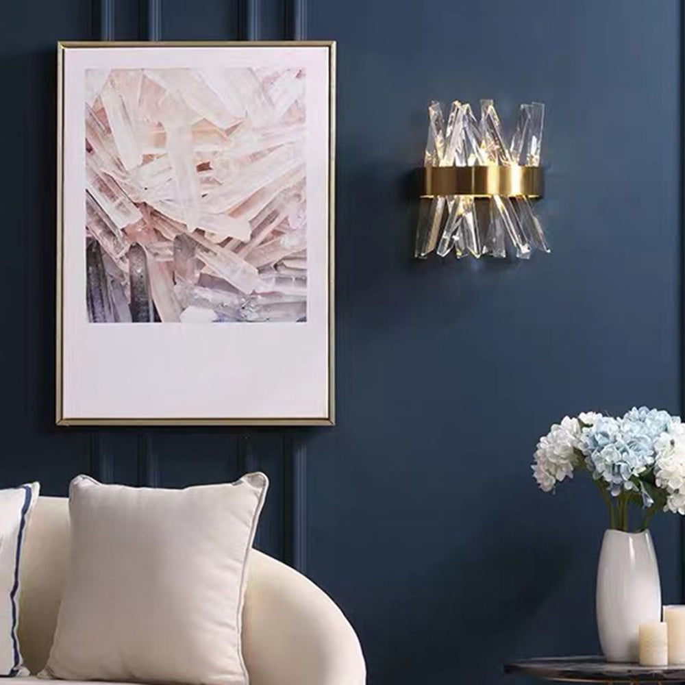 Kristy Modern LED Wandleuchte Innen GoldSchlaf/Wohnzimmer Metall Kristall