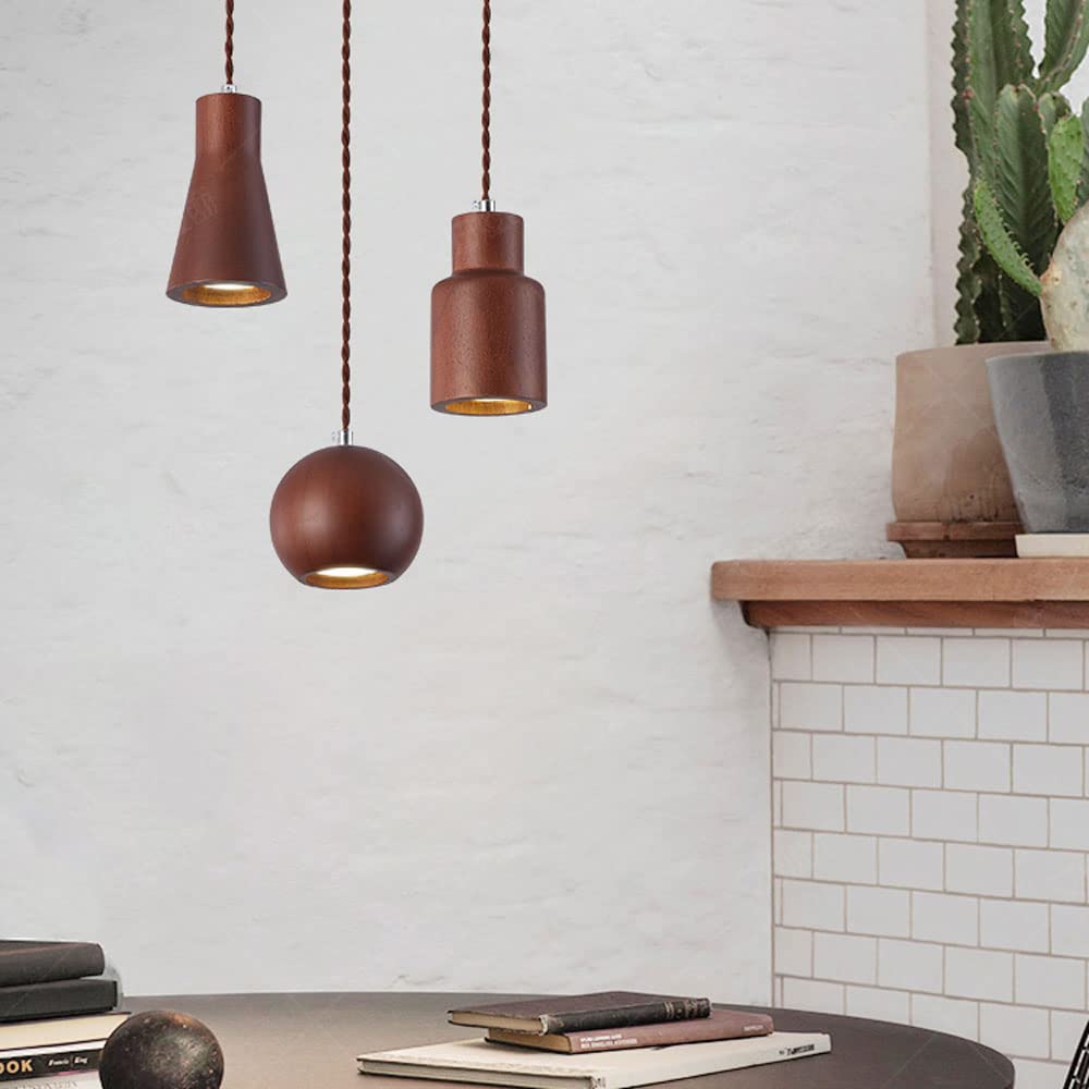 Muto Cottage Install LED Pendelleuchte Holz Küche/Schlafzimmer