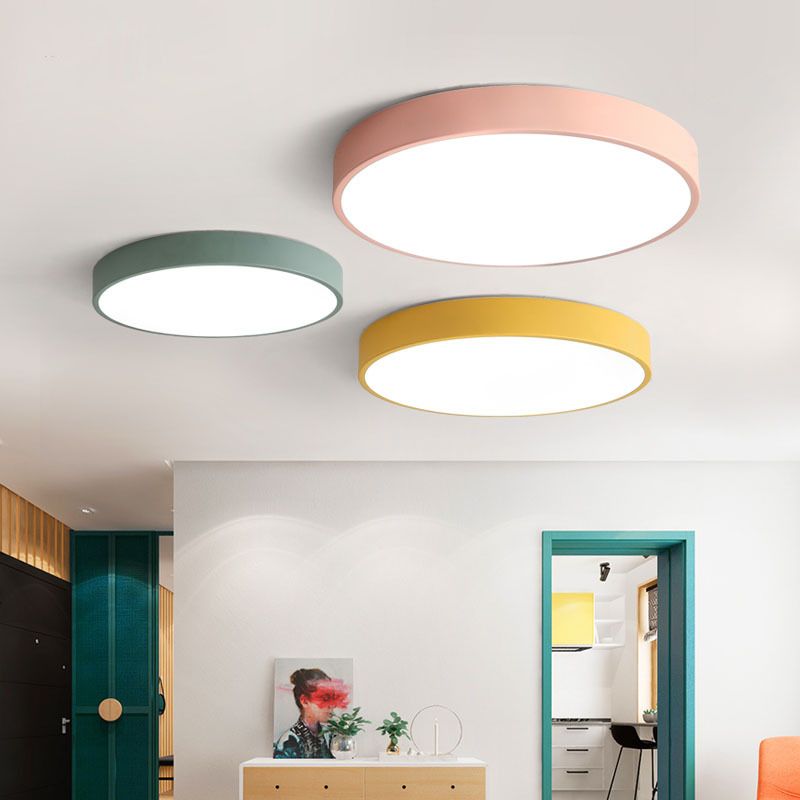 Aria Deckenleuchte Rund, 5 Farben, Modern  Wohnzimmer/Schlafzimmer