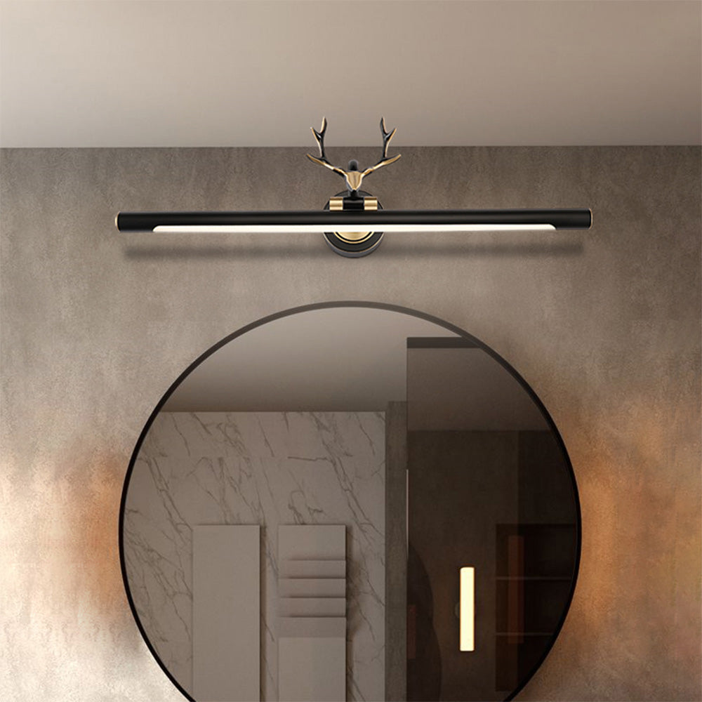 Arisha Dekorative Wandleuchte, Schwarz/Gold, Metall/Acryl, Schlafzimmer