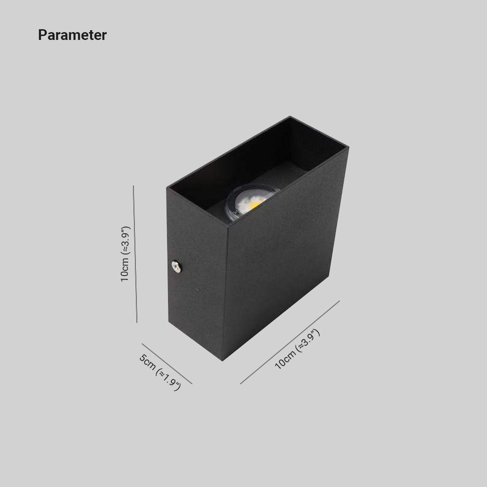 Ray Modern LED Außenwandleuchte Weiß Metall Garten/Flur